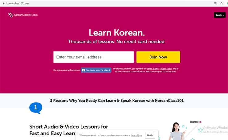 korean class